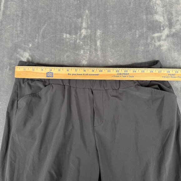 J Jill Fit Performance Pants Size L Womens Black Pull On Office Workout Stretch - Picture 5 of 9